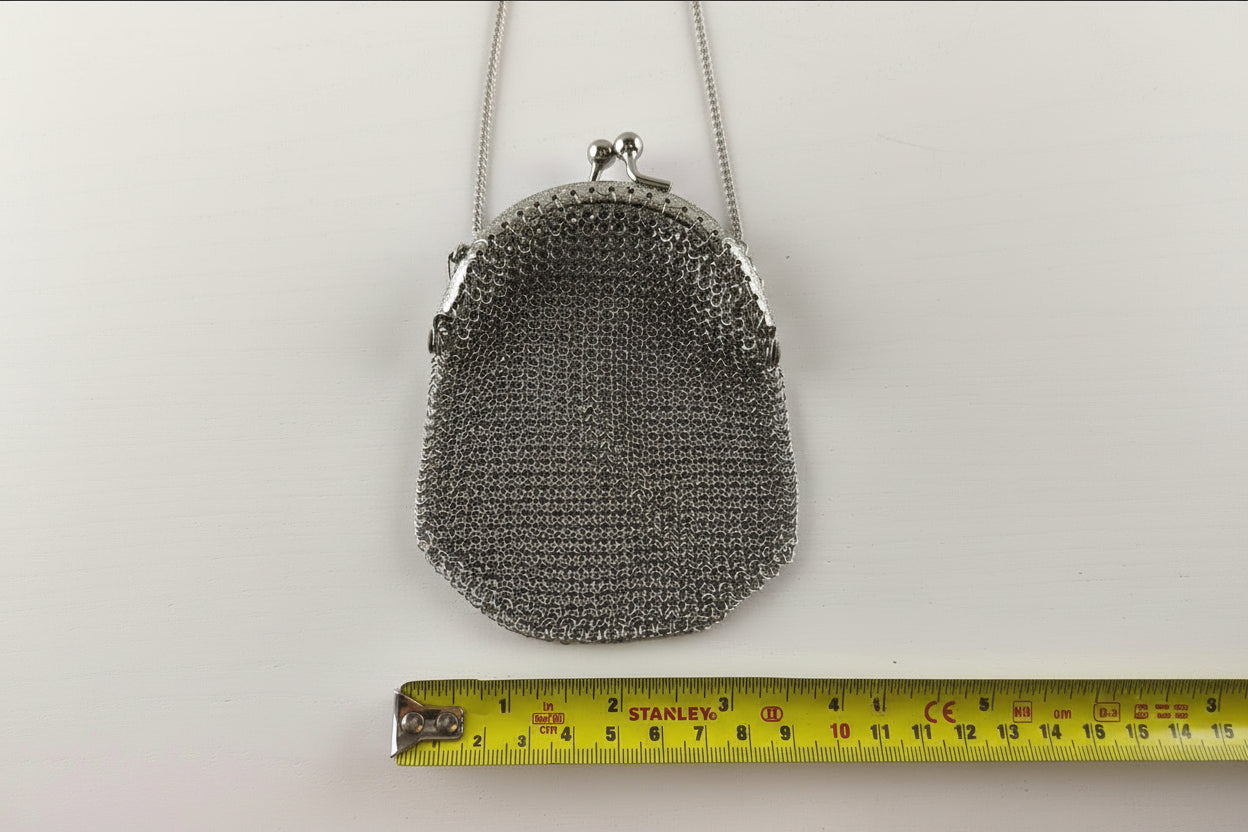 Victorian Era 1920's Mesh Metal Coin Purse