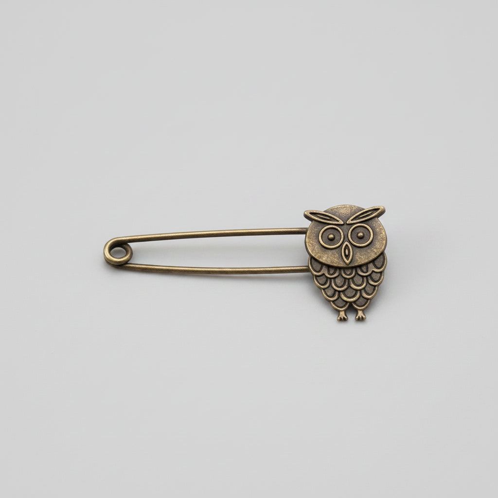 Safety Pin - Vintage - Brass - Collector's