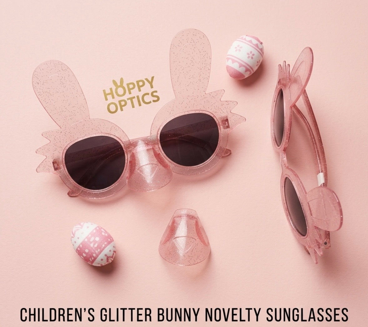 Kid's Sunglasses - Novelty Pink Bunny Ear