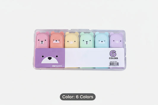 Highlighters - Mini Bear Themed - Multi Colors