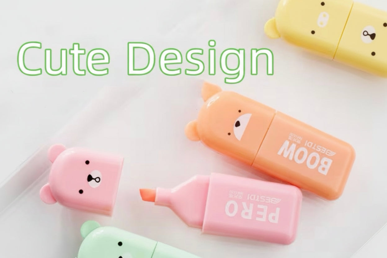 Highlighters - Mini Bear Themed - Multi Colors