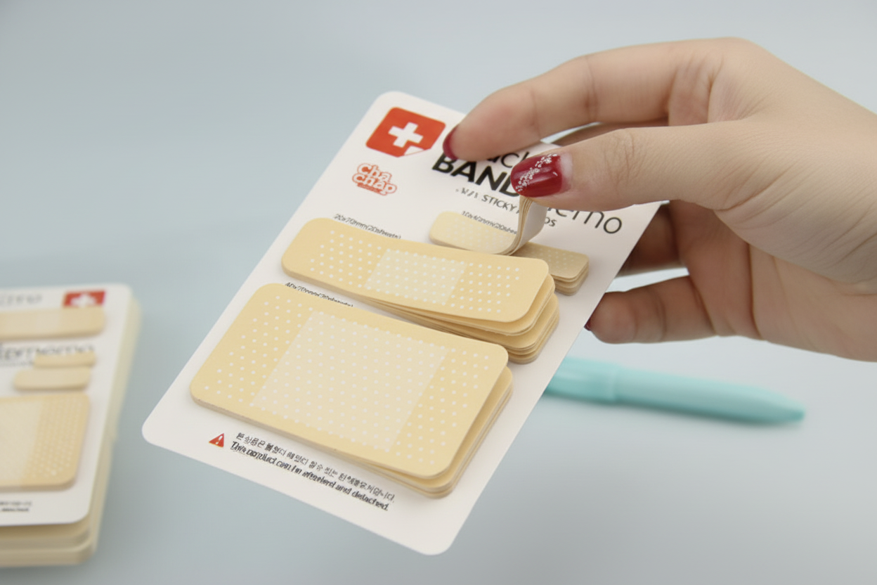 Novelty Band Aid shaped Memo Pads