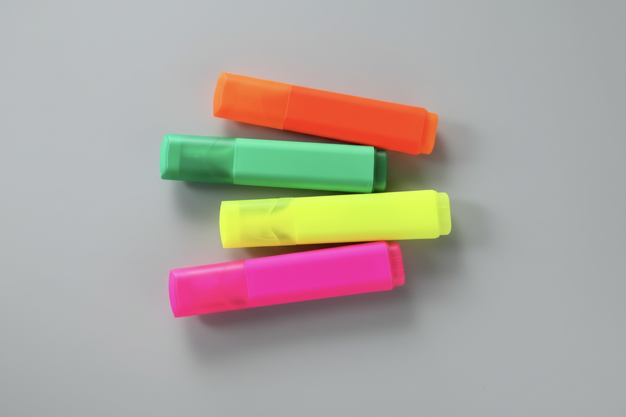 Set of Four Highlighters