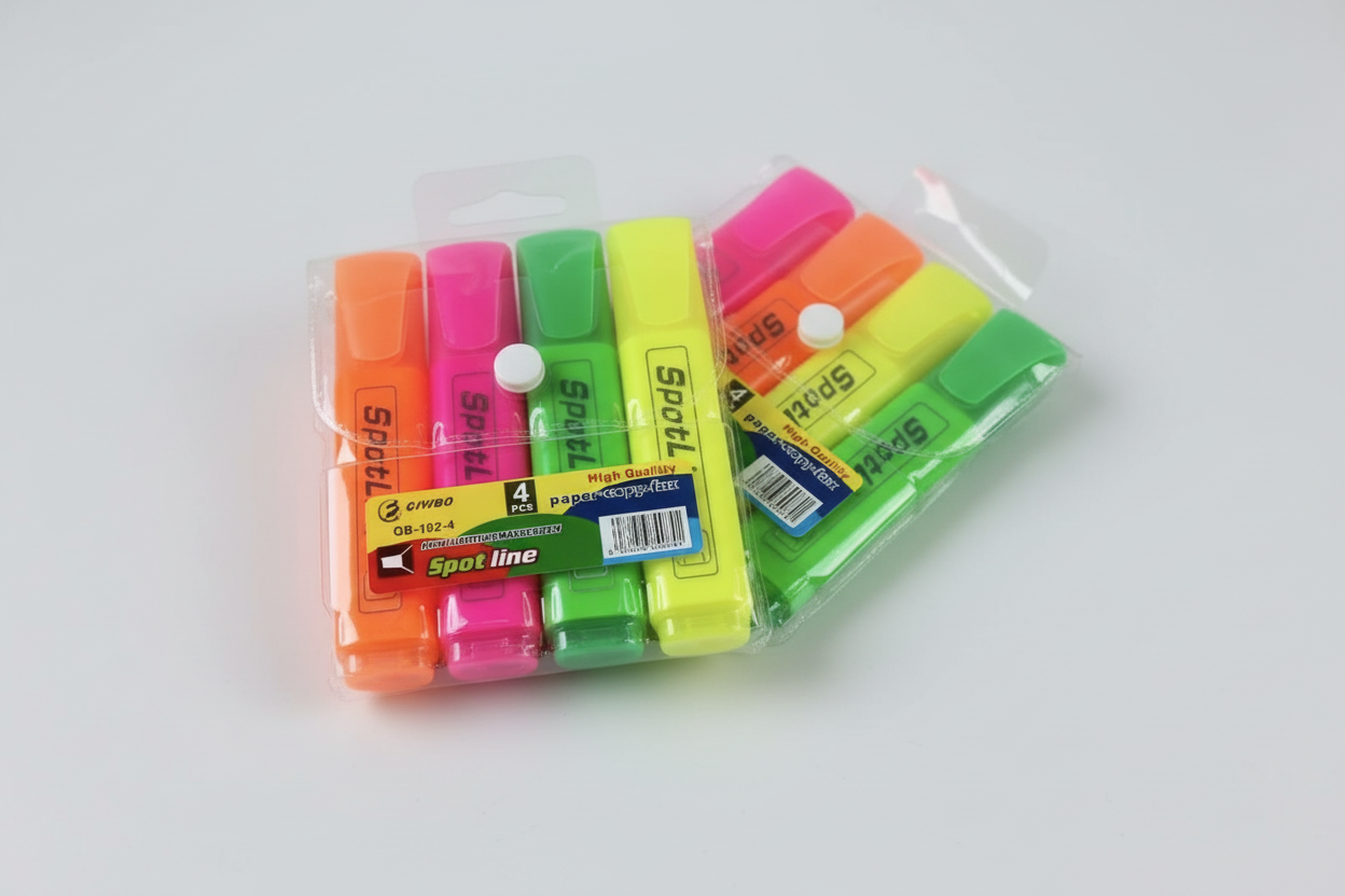 Set of Four Highlighters