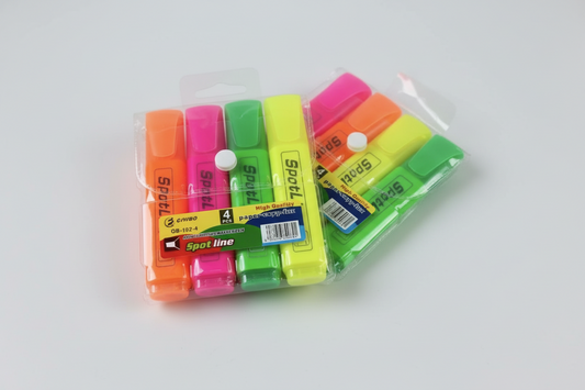 Set of Four Highlighters