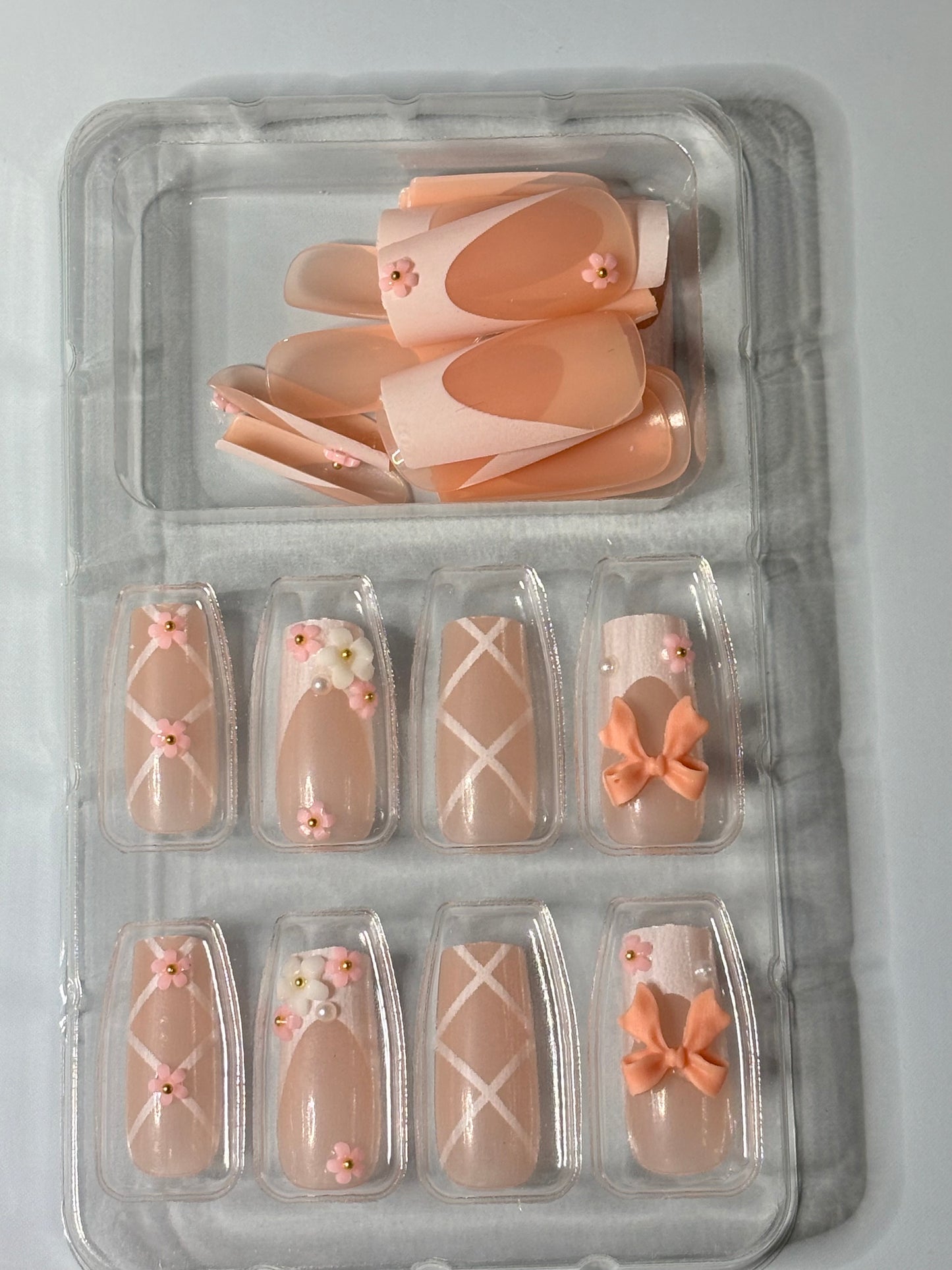 Press on Nails - French Manicure