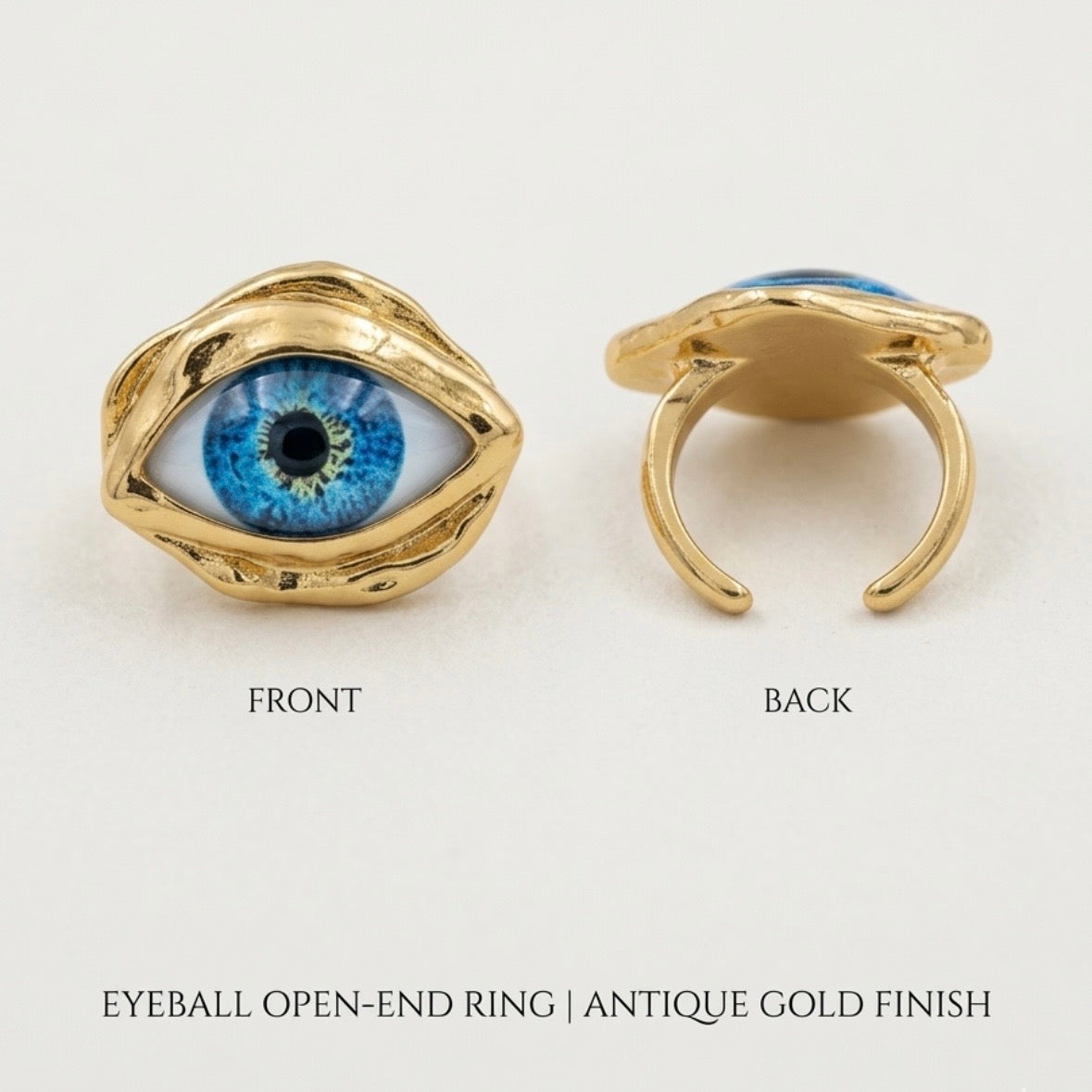 Ring - Evil Eye - Open Ended