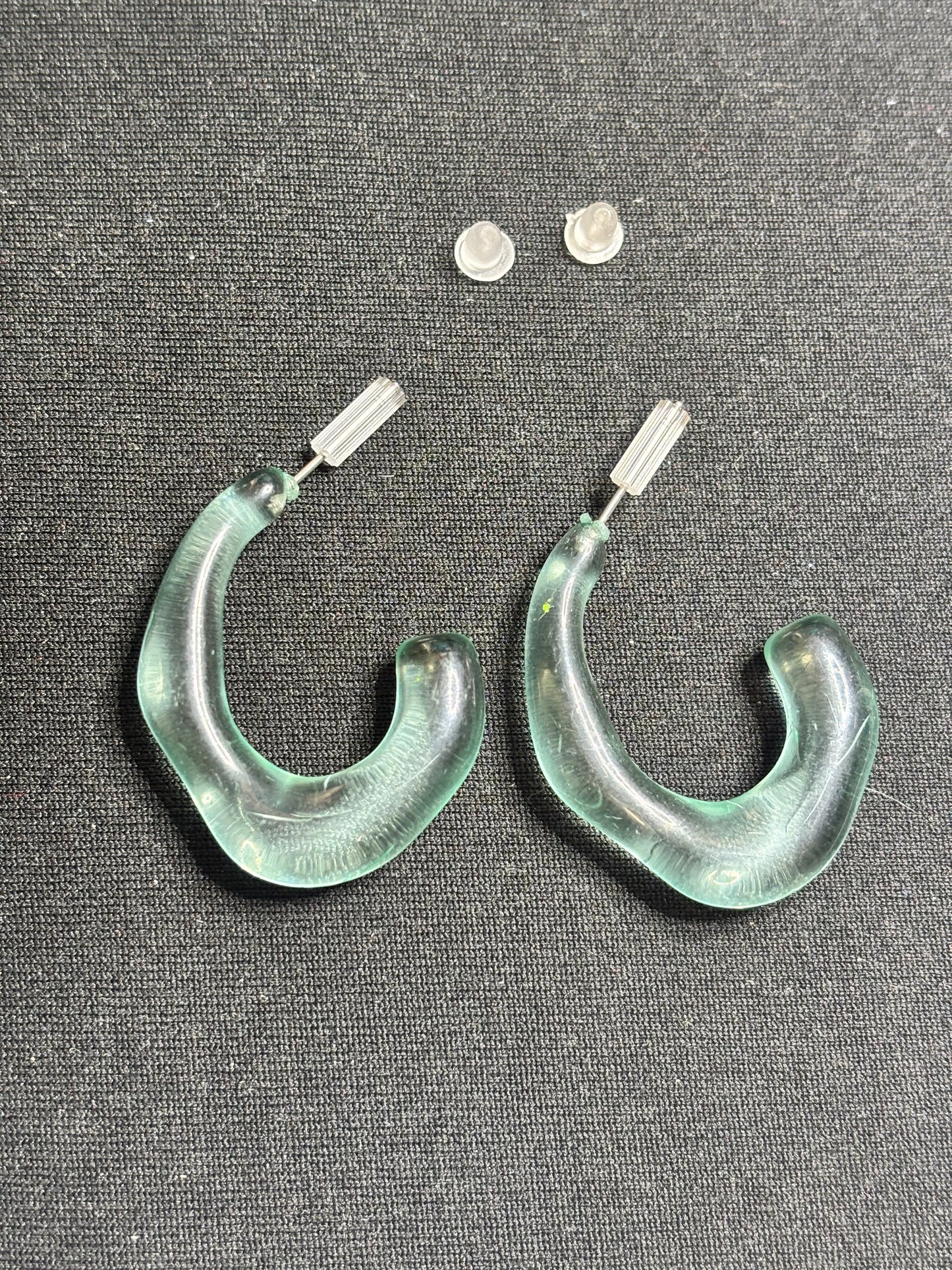 Earrings - Hoop Retro Acrylic