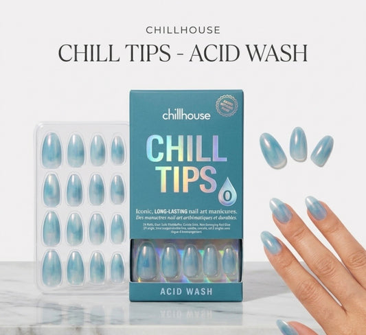 Press on Nails - Chillhouse - Chills Tips - in Acid Wash