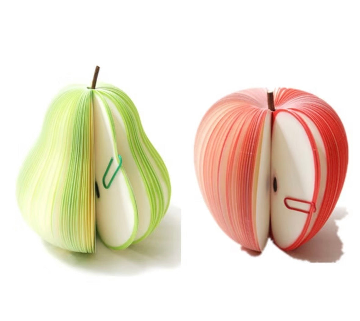 Fruit Shaped Notepads - Apple or Pear