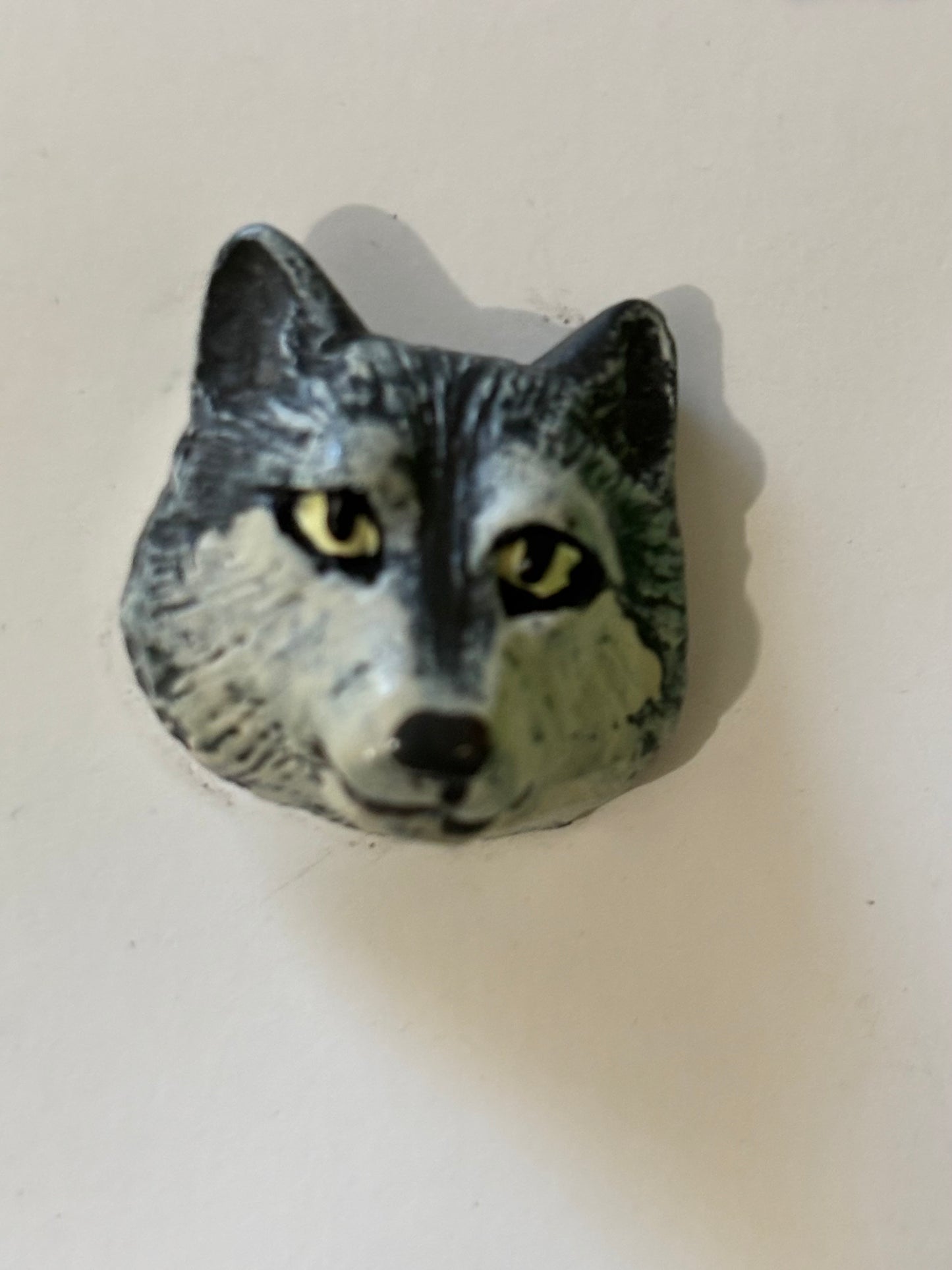 Creative Button by JHB International - Wolf Head Button