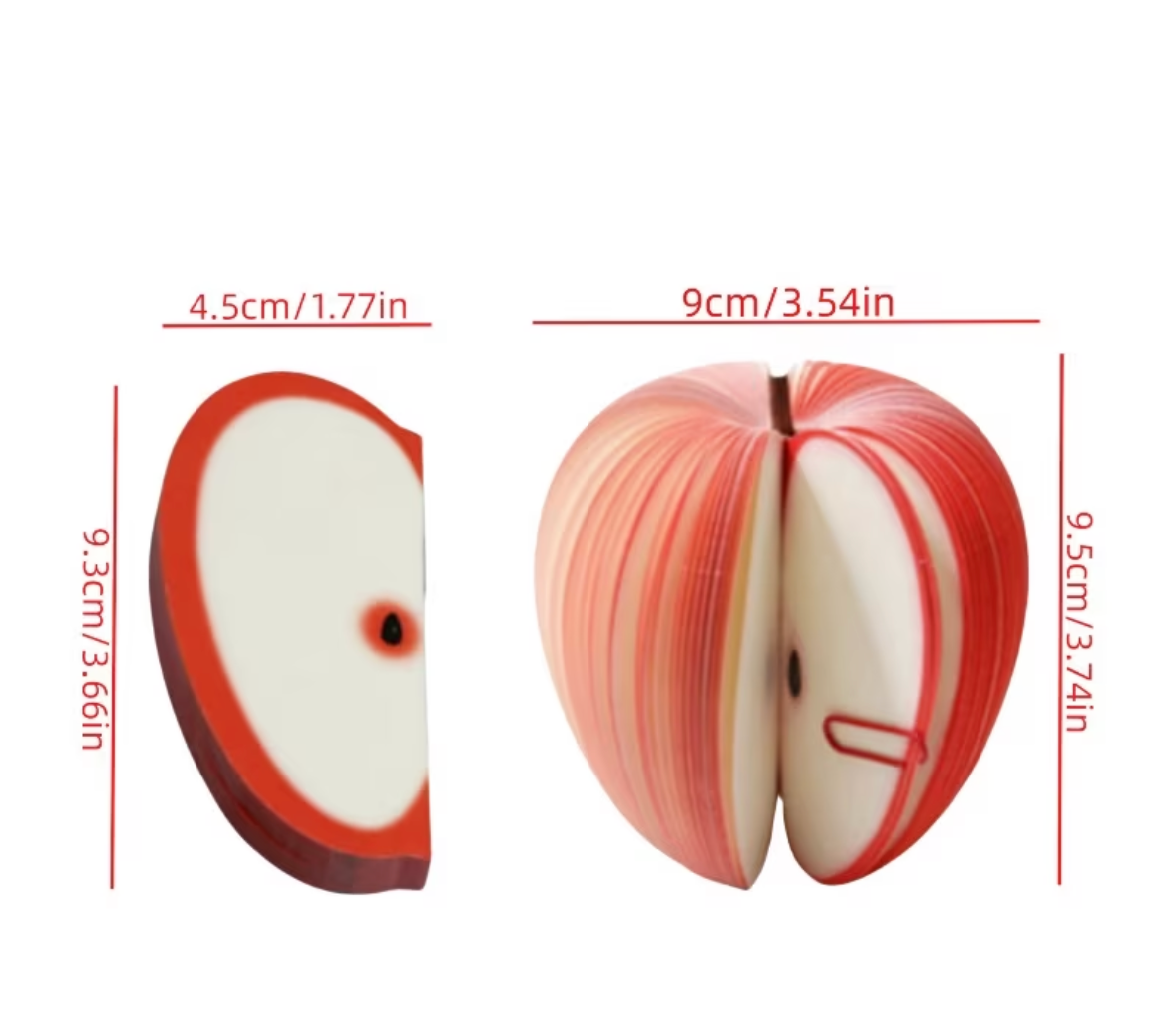 Fruit Shaped Notepads - Apple or Pear