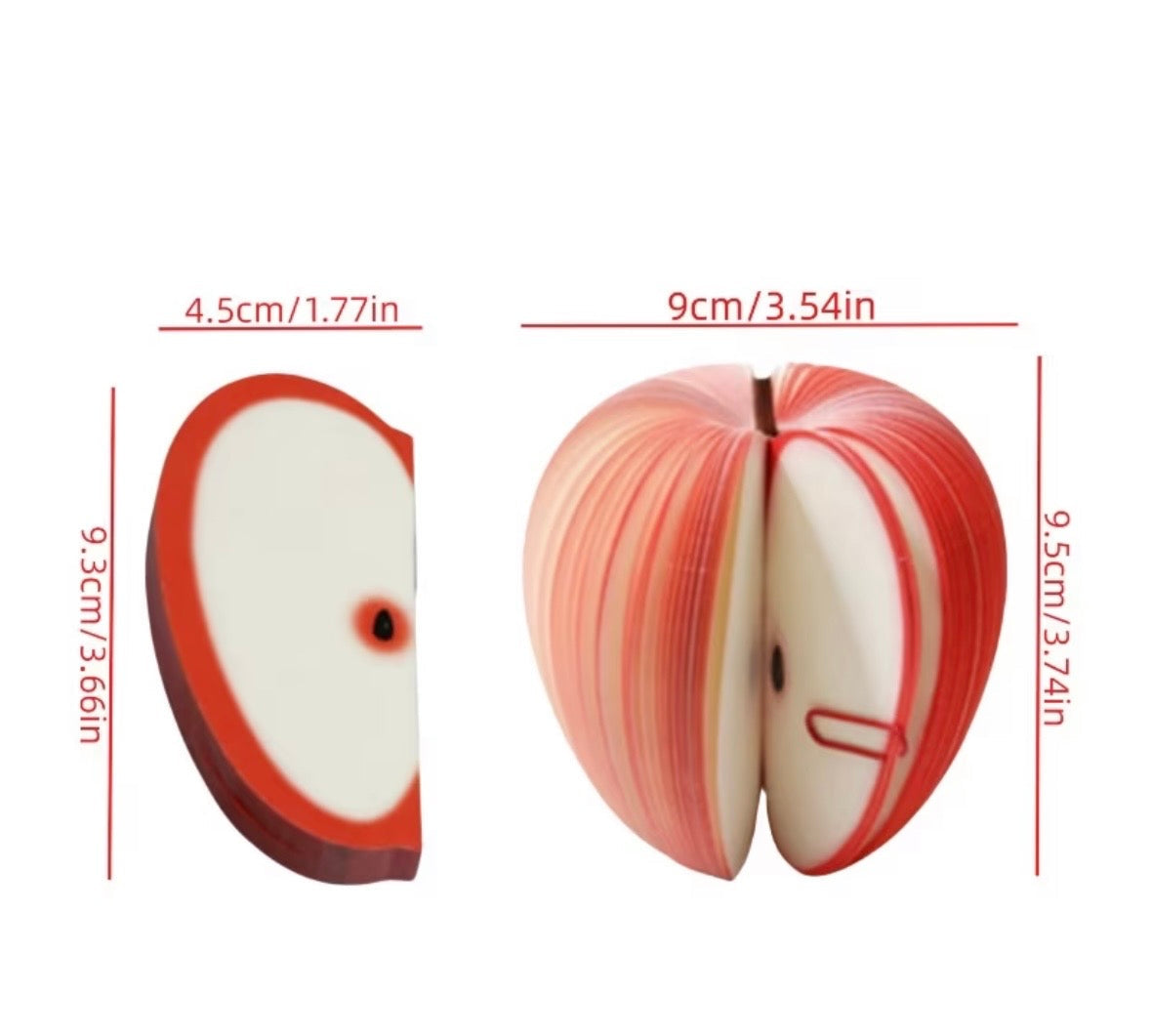 Fruit Shaped Notepads - Apple or Pear