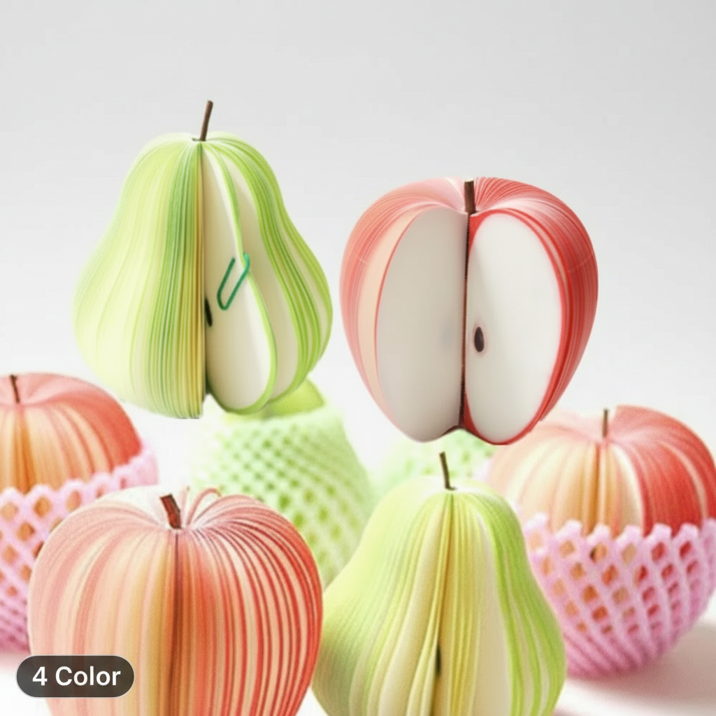 Fruit Shaped Notepads - Apple or Pear