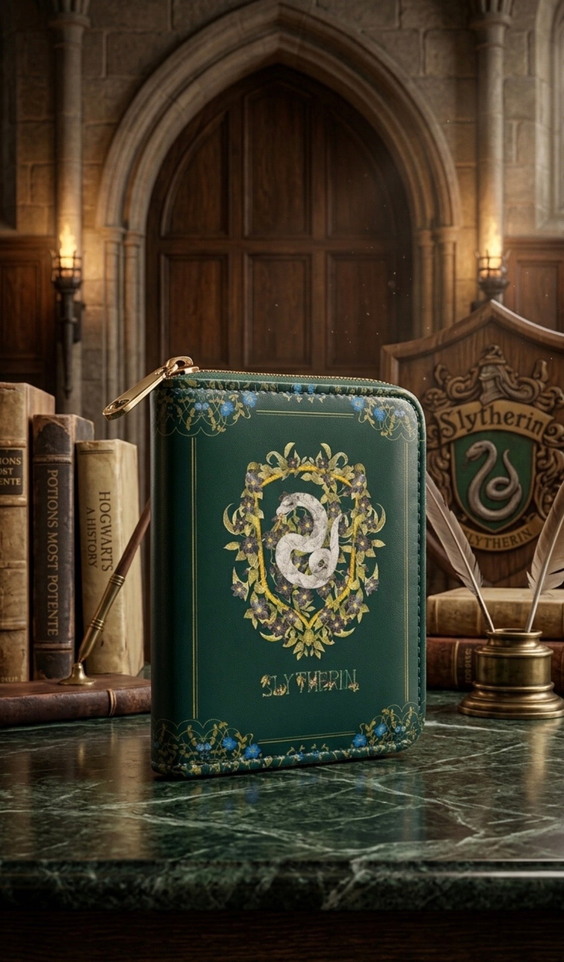 Wallet - Harry Potter - Slytherin - Card and Coin Pockets