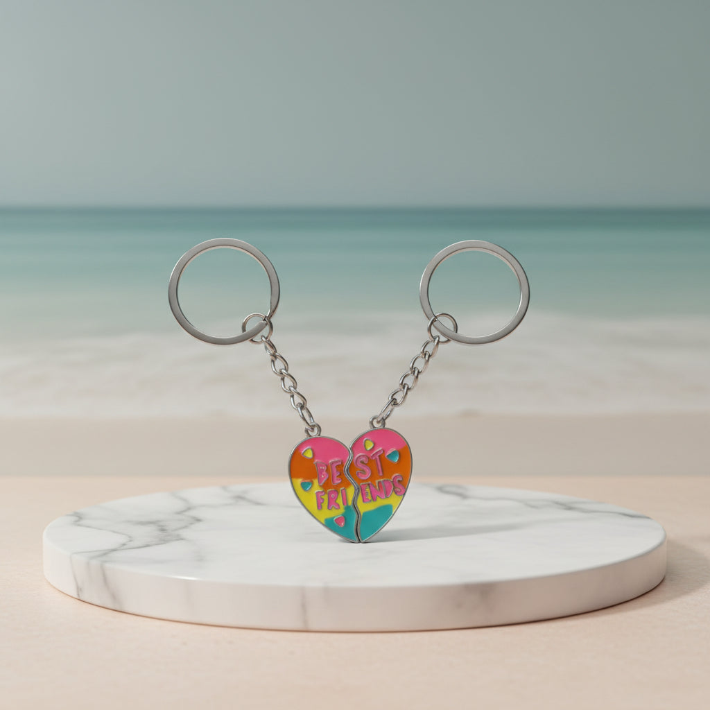 Keychains - Best friends - Magnetically joined - Set of 2