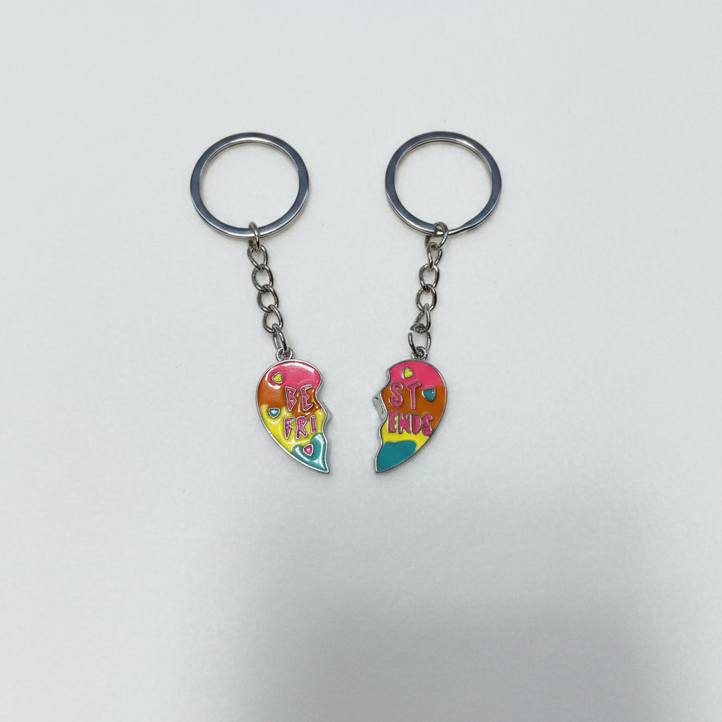 Keychains - Best friends - Magnetically joined - Set of 2