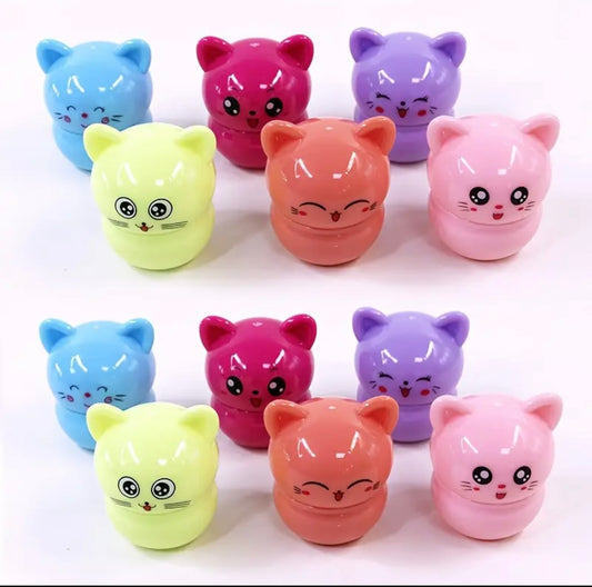 Lip Balm - Cute Colorful Kittens