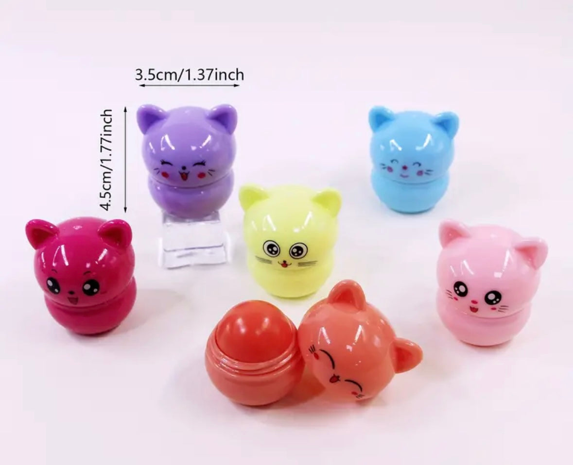 Lip Balm - Cute Colorful Kittens