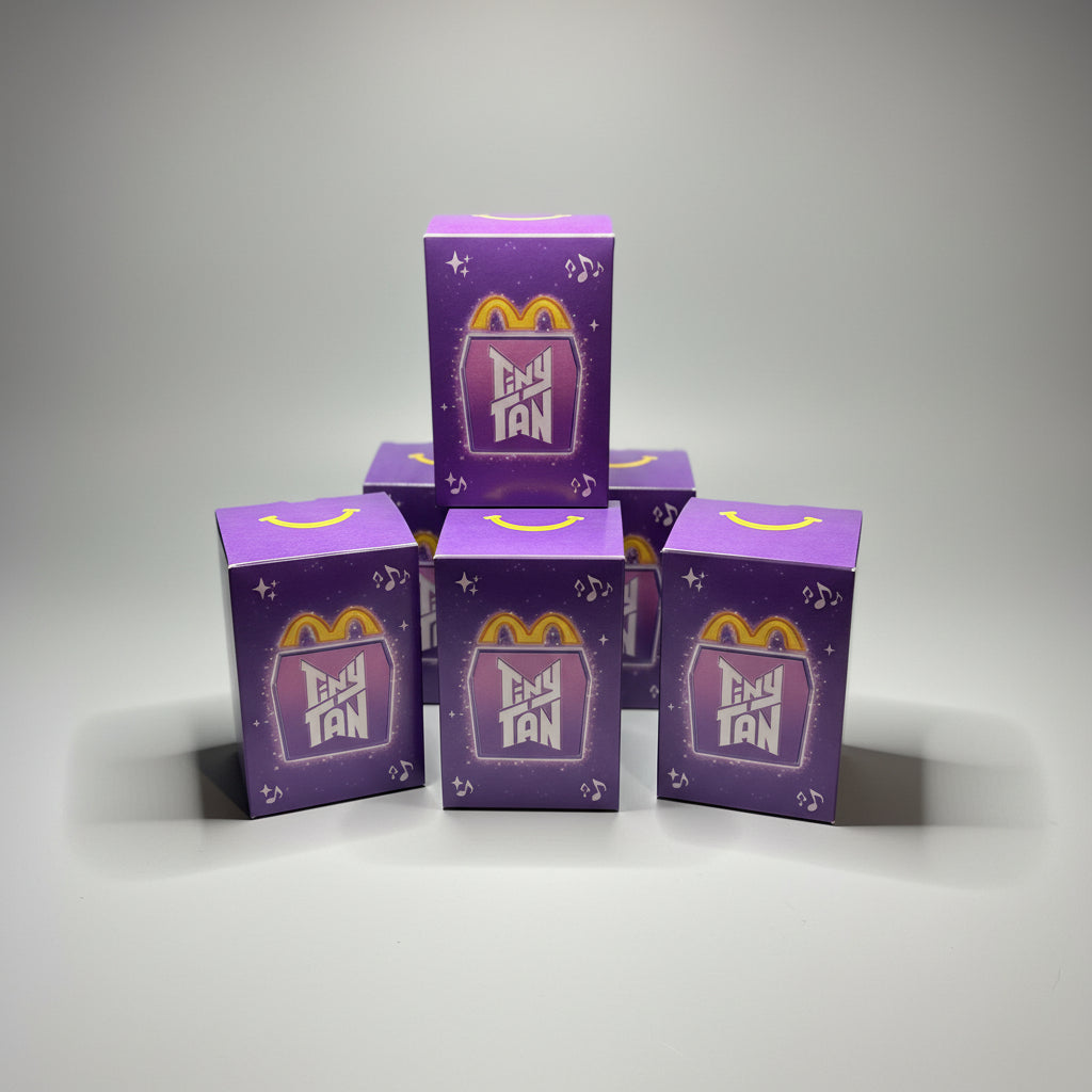 McDonald's - Tiny Tan Happy Meal Boxes - KPop group BTS