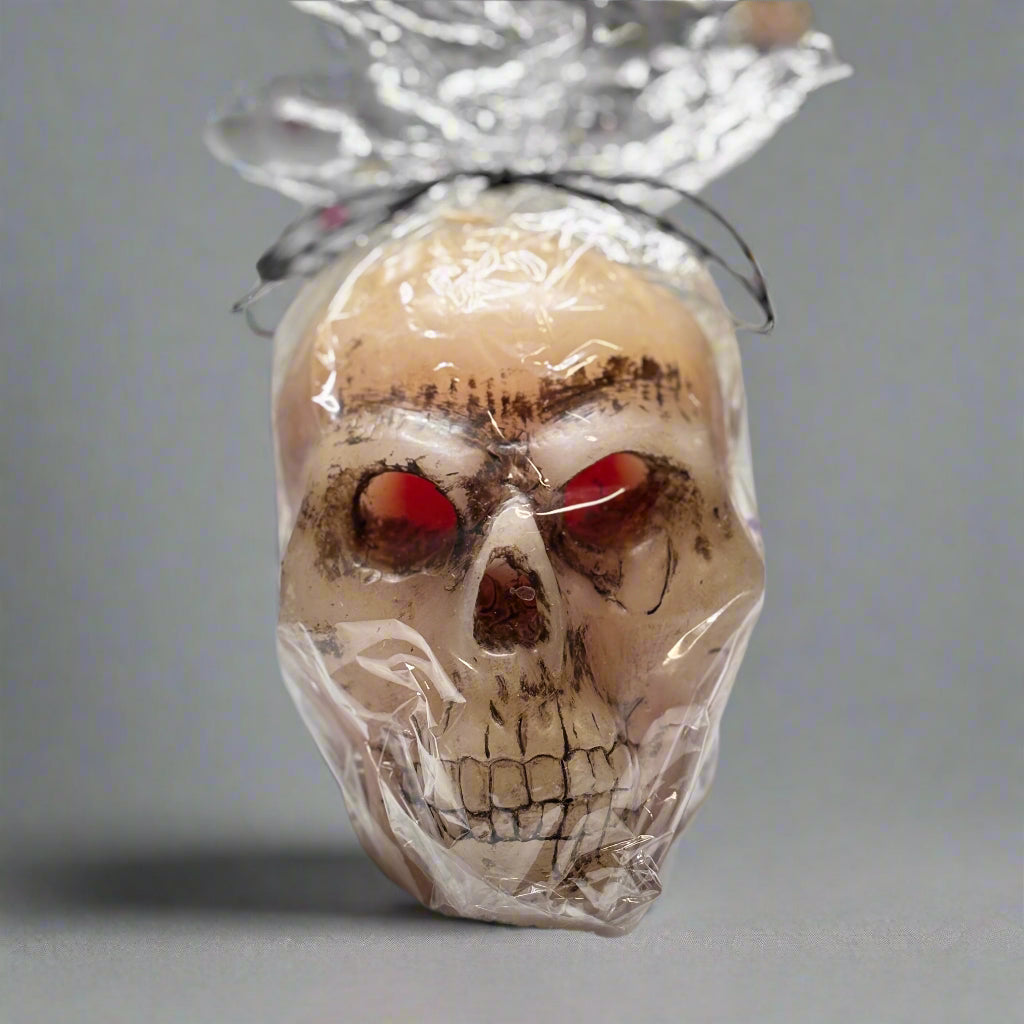 Bleeding Skull Candle