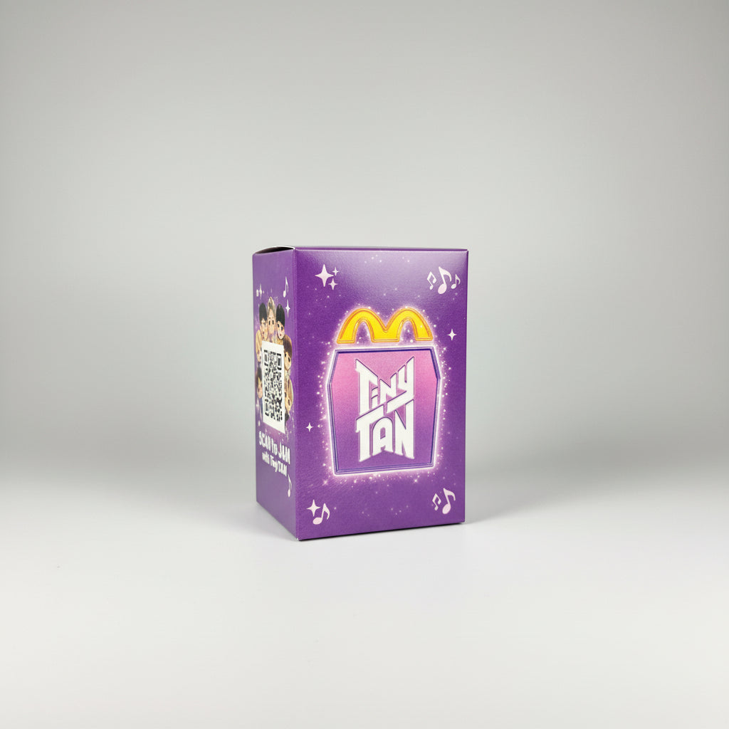 McDonald's - Tiny Tan Happy Meal Boxes - KPop group BTS