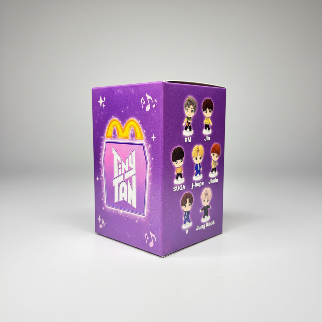 McDonald's - Tiny Tan Happy Meal Boxes - KPop group BTS