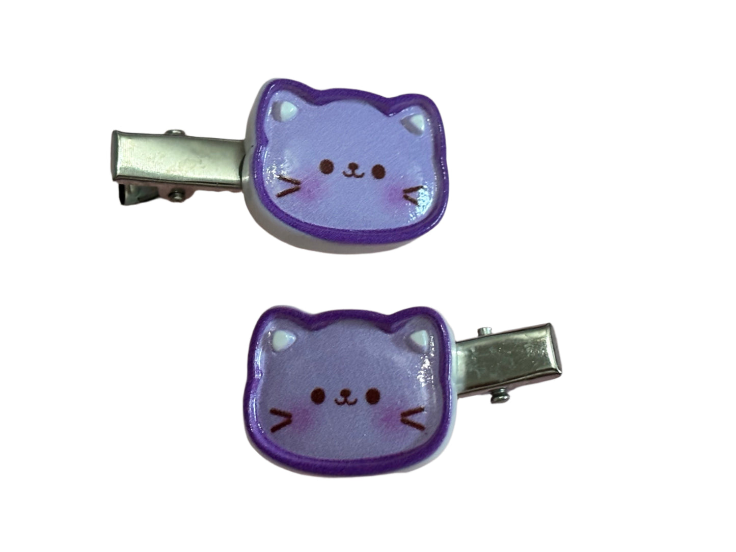 Hair Clips - Set of 2 Sanrio Kuromi Purple