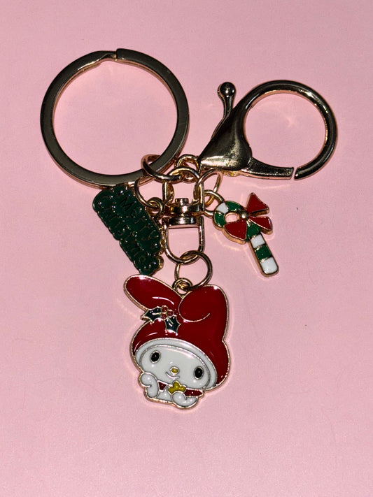 Keychain - Sanrio My Melody Christmas Themed