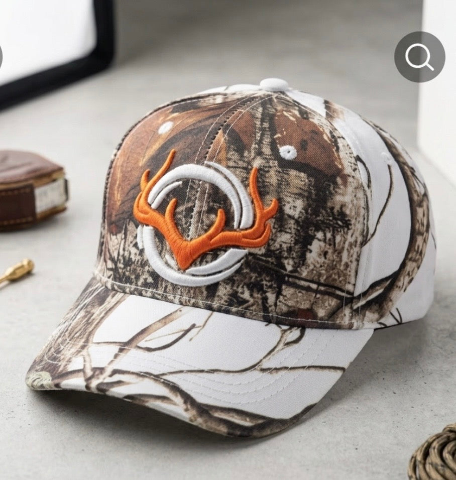 Baseball Cap - Camouflage Deer Antlers