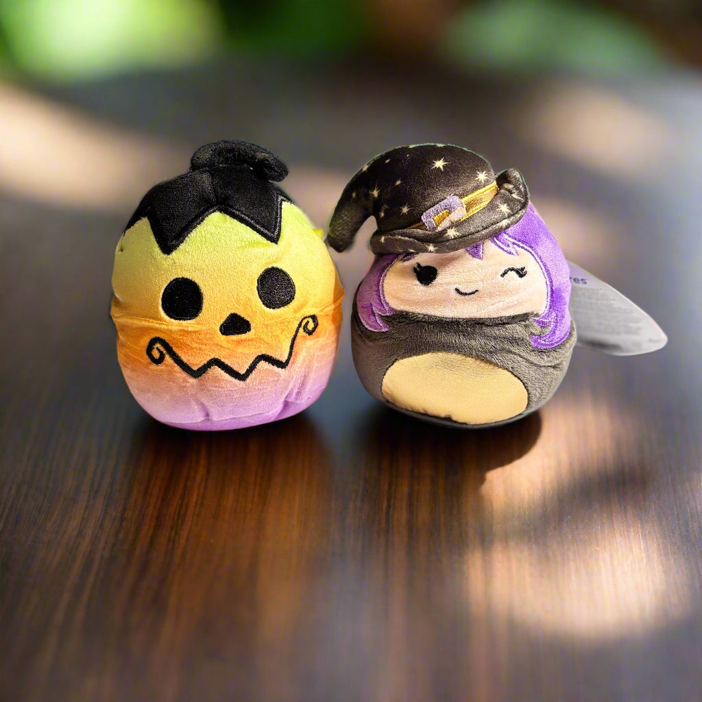 Halloween Squishmallows - Voodie the Witch and Johan the Pumpkin