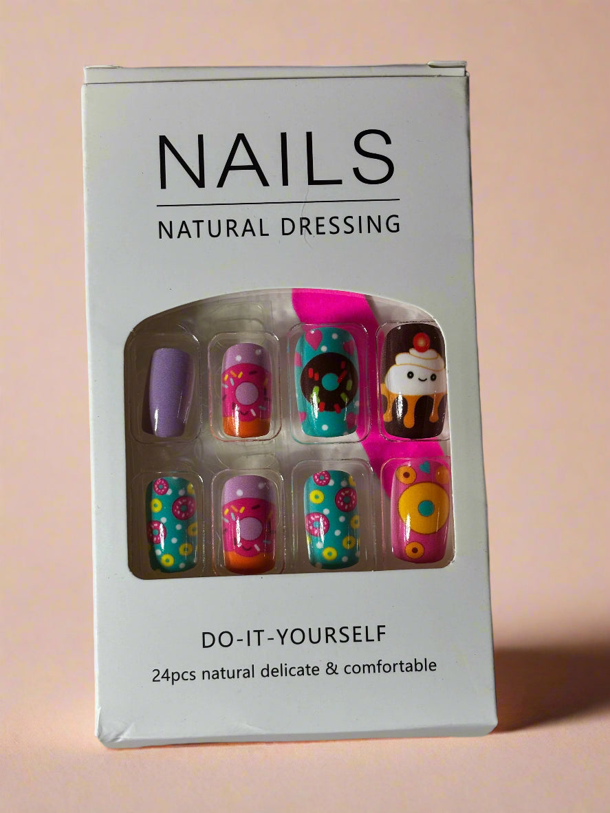 Press on Nails - Ice Cream and Donuts