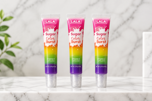Lip Gloss - LALA - Sugar Color Burst - with Vitamin E