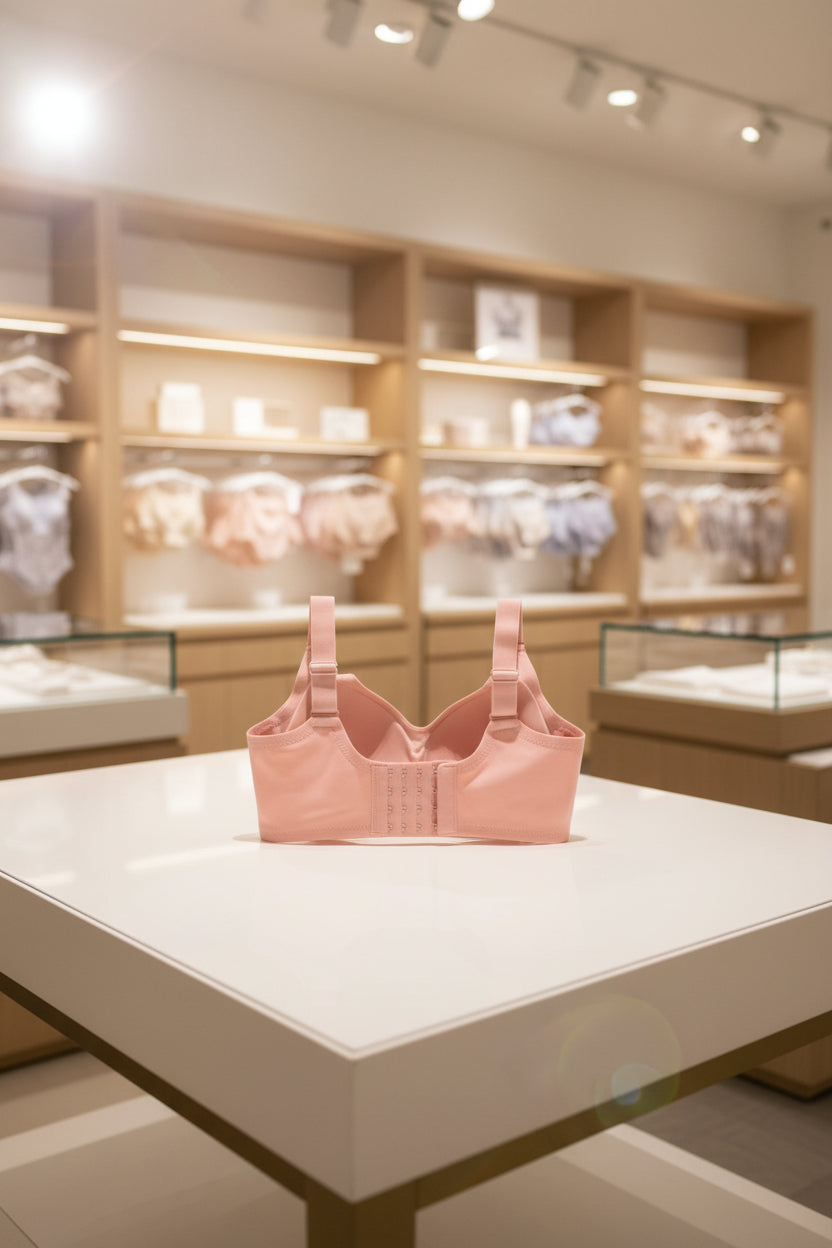 Peach Padded Bra - Size Asian L / US B