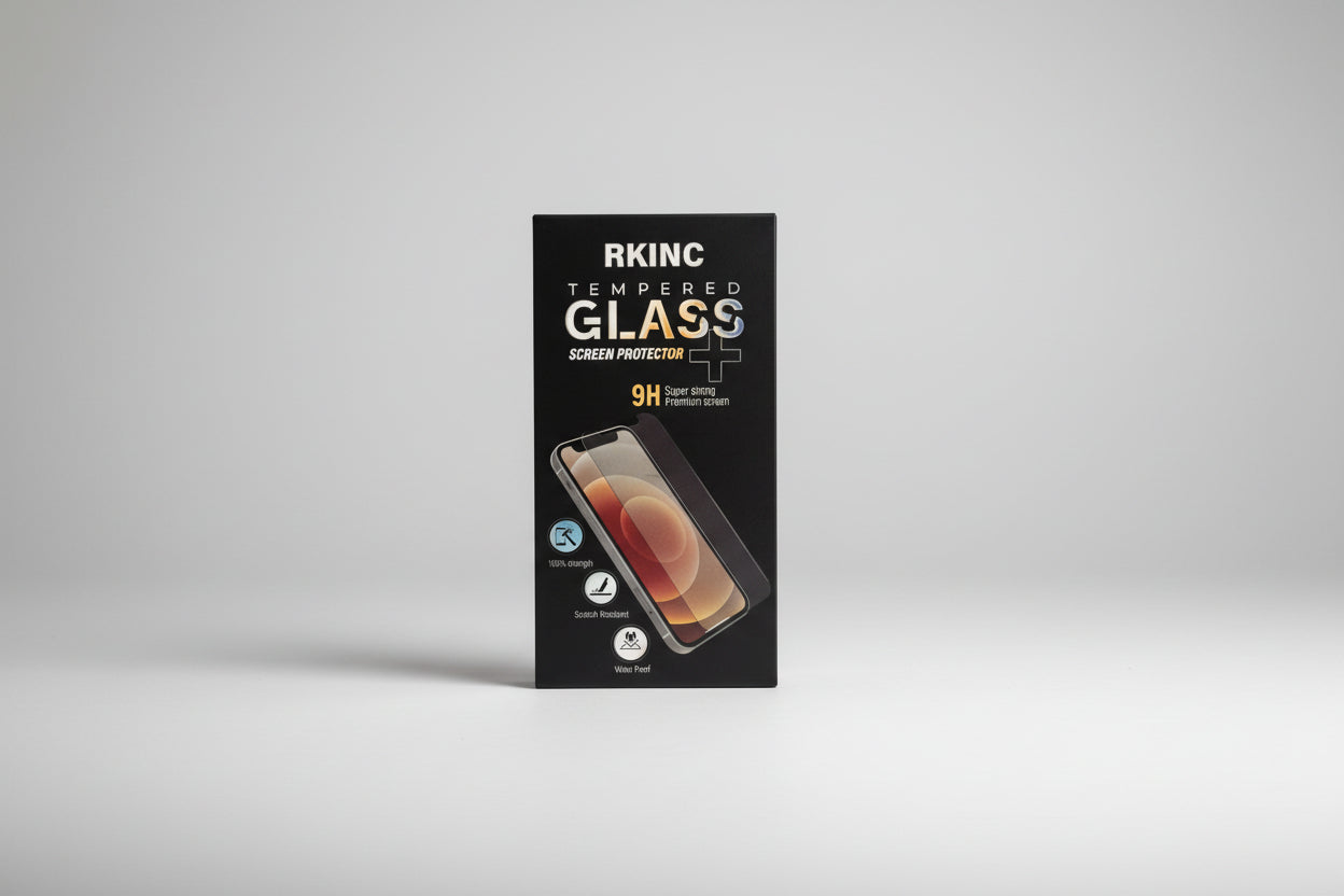 RKING Tempered Glass Screen Protector - iPhone 14 or iPhone 13 Max Pro