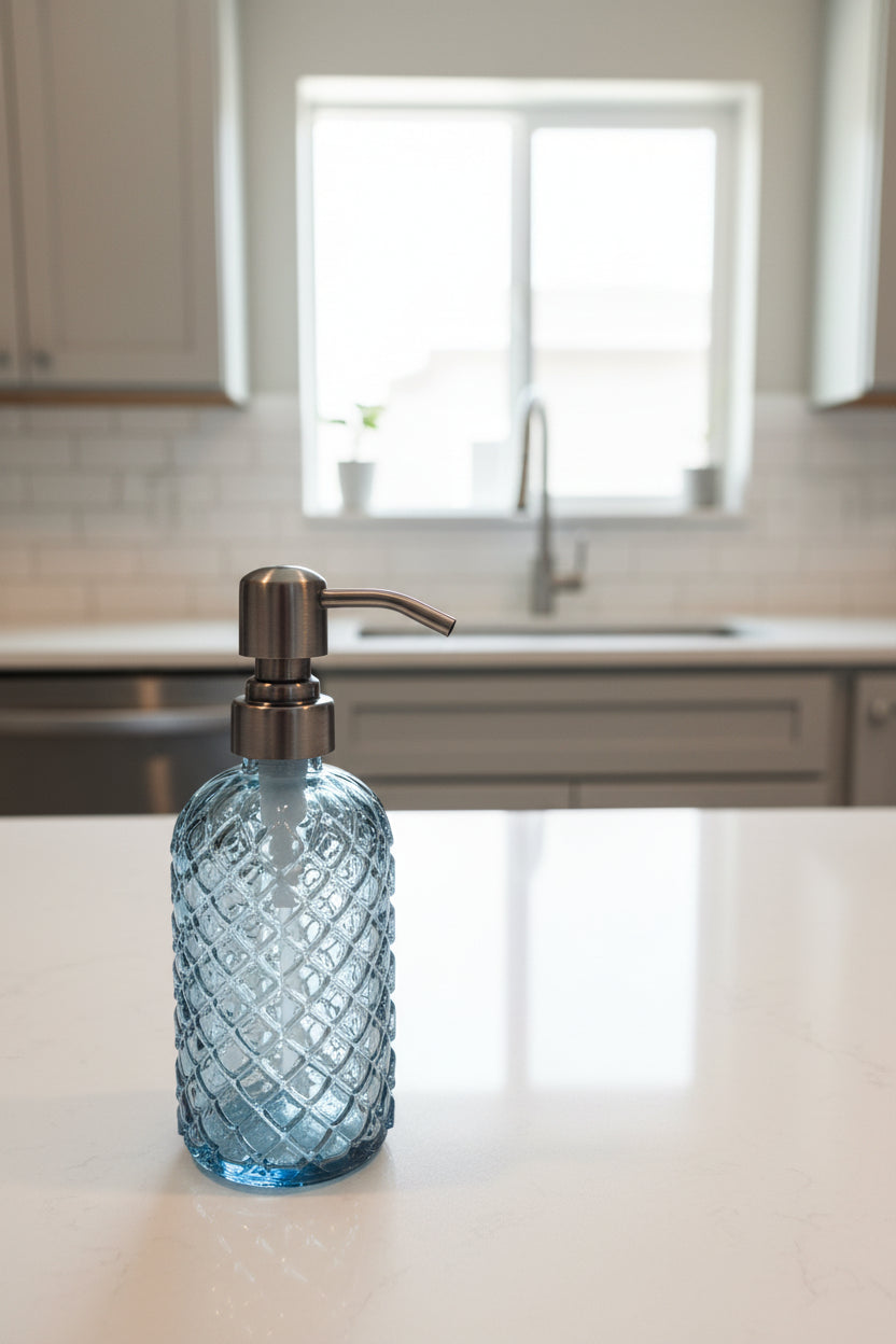 Soap Dispenser -Glass Bathroom & Kitchen