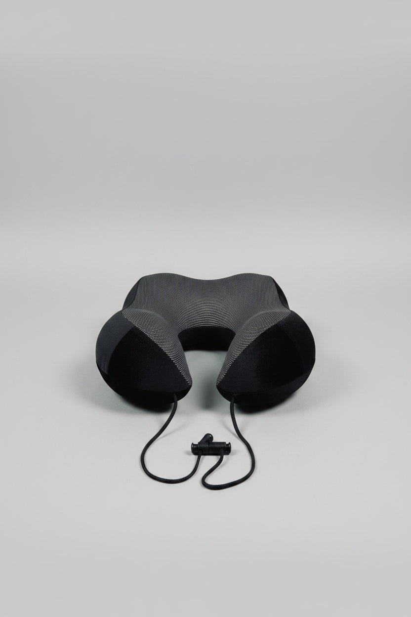 Travel Comfort Kit - U Shaped Memory Foam Neck Pillow, Sleep Mask, and Earplugs