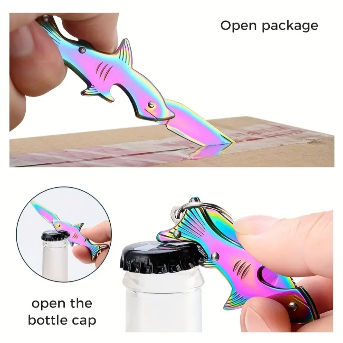 Keychain - Shark - Mini Pocket Knife