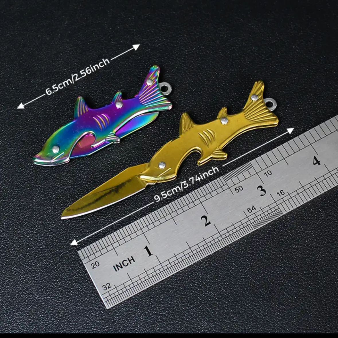 Keychain - Shark - Mini Pocket Knife