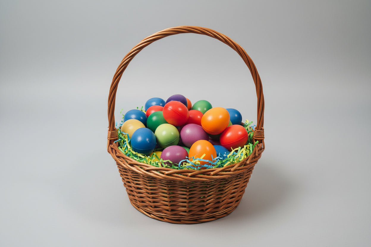Easter Egg Stress Balls in Vibrant Color - 5 in a Set