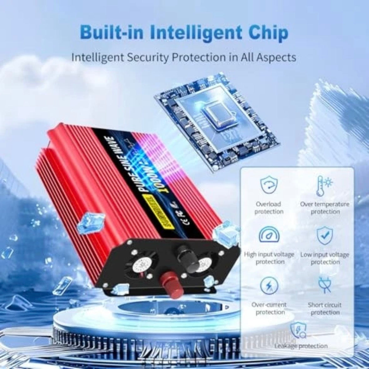 SUNWHEEL 1000 Watt Pure Sine Wave Inverter