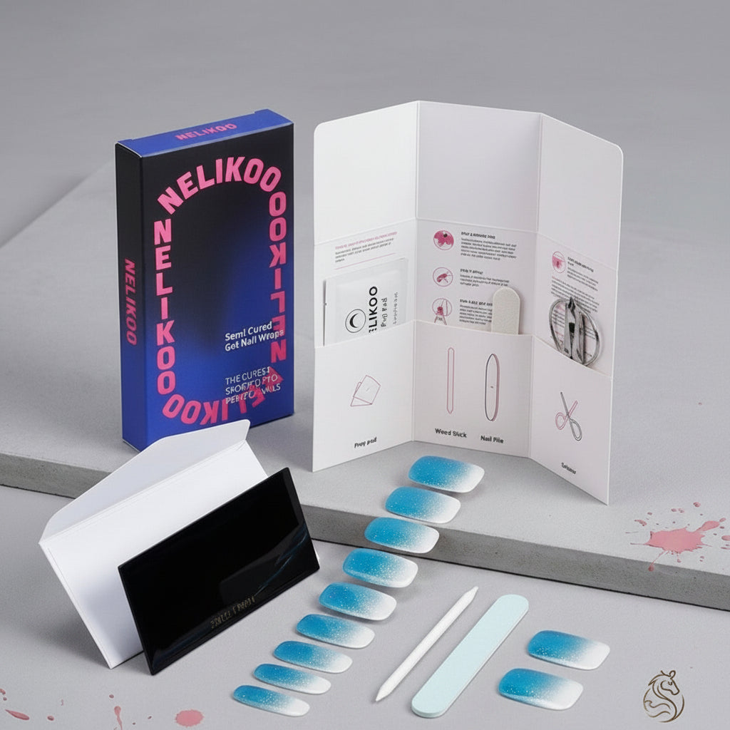 Nelikoo - Semi Cured Gel Nail Wraps