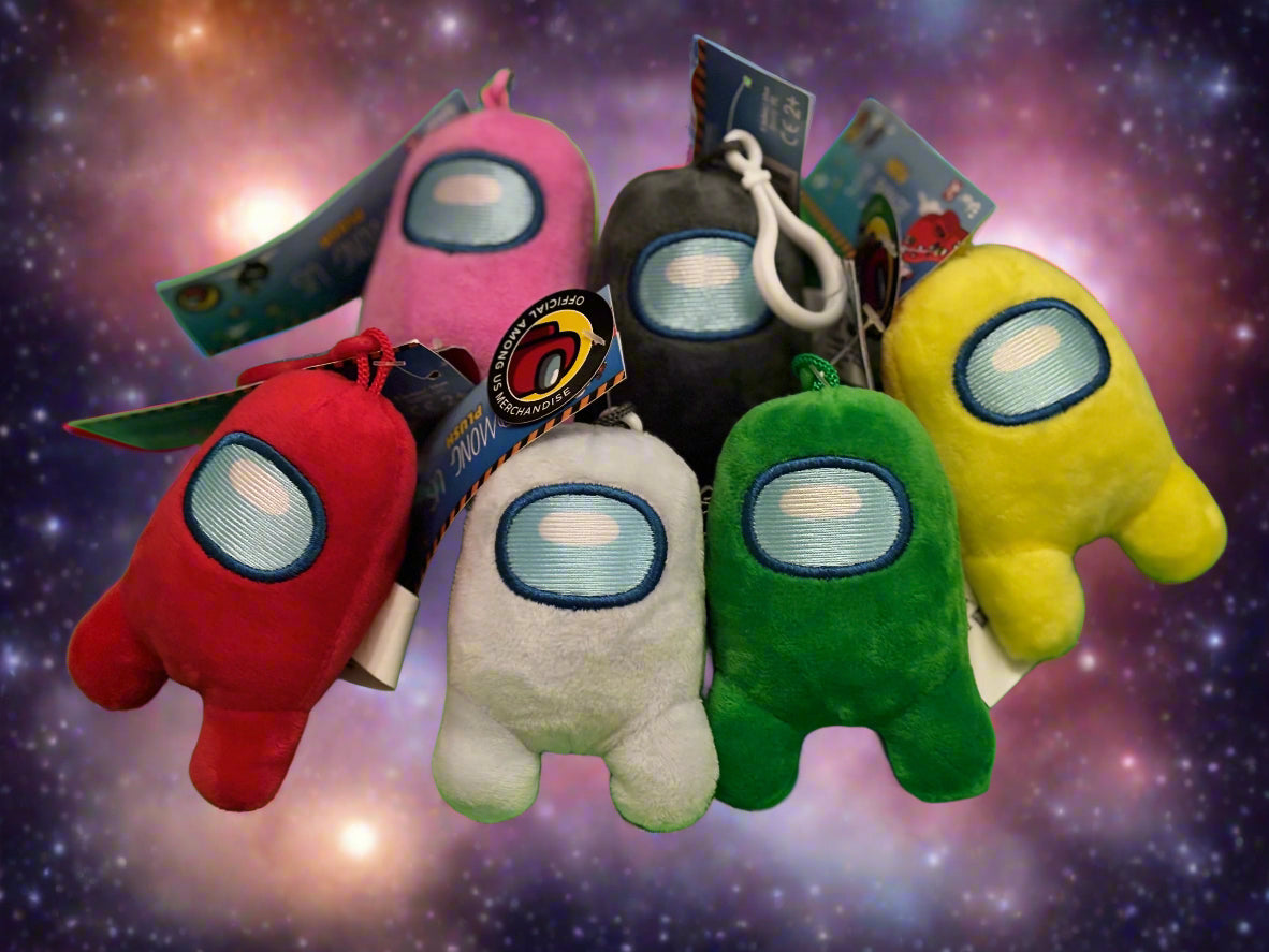 KeyChain - Among Us Plush Clip on