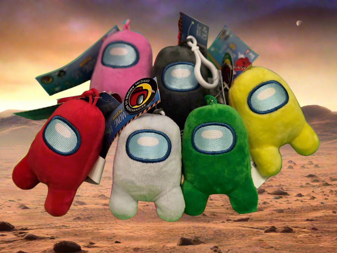 KeyChain - Among Us Plush Clip on