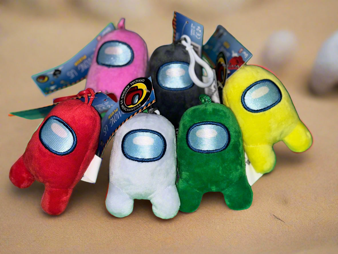 KeyChain - Among Us Plush Clip on