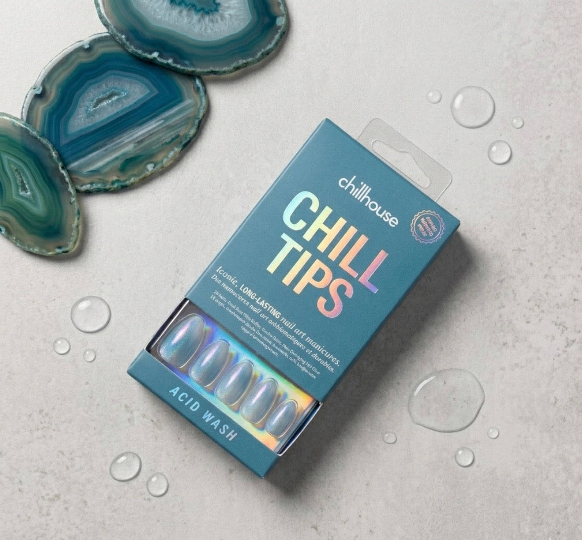 Press on Nails - Chillhouse - Chills Tips - in Acid Wash