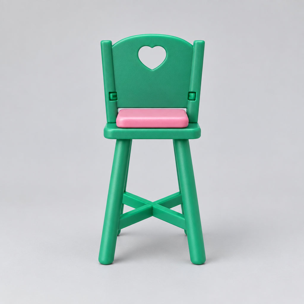 Zuru - 5 Surprise My Mini Baby Series 2 – Teal Highchair & Silicone Doll Set