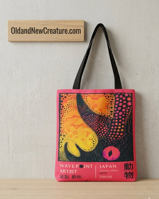 Tote Bag - Inspired by Japanese Artist Yayoi Kusama - Animal Series