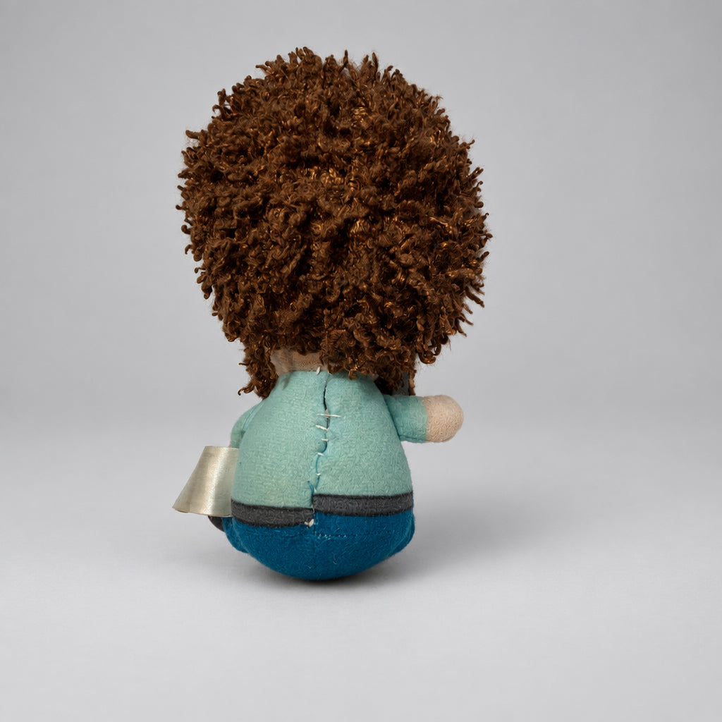 Official Bob Ross - 6.5" - Plush Collectible with Palette & Brush - AS IS / Flawed