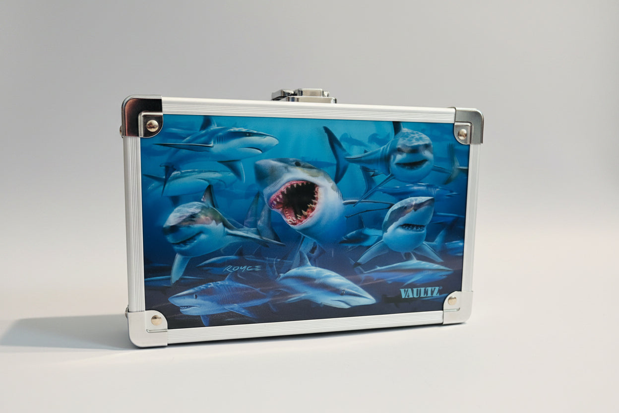 VAULTZ - Locking Pencil Box - 3D Shark